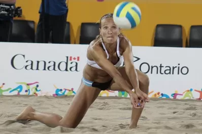 Argentina va por el oro en voley de playa y lanzamiento de bala