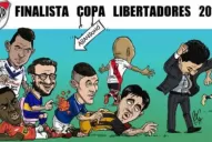 No podían faltar: las cargadas del finalista River a Boca