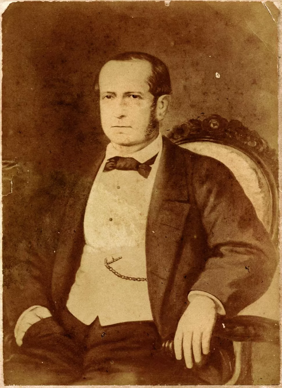 SALUSTIANO ZAVALÍA. Junto con fray José Manuel Pérez, representó a Tucumán en la Constituyente de 1853.  LA GACETA / Archivo