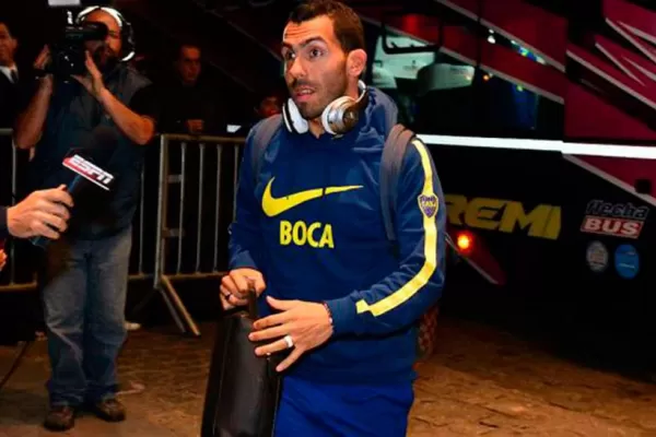 Antes de partir a Formosa, Tevez visitó a un amigo del alma