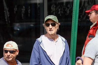 El actor Liam Neeson se mostró frágil y demacrado