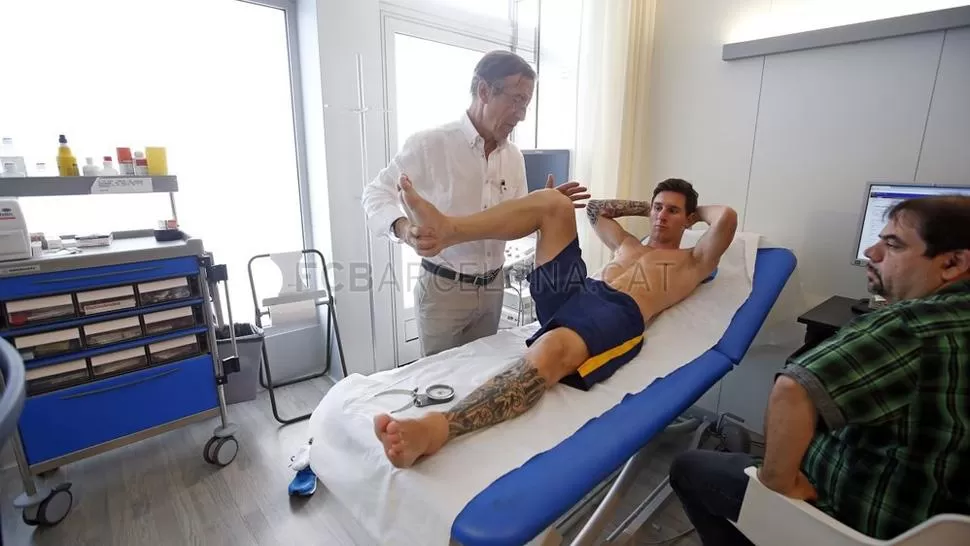SIN PROBLEMAS. Messi y sus compañeros superaron la revisación médica de rutina post vacaciones. FOTO TOMADA DE BARCELONAFC.COM