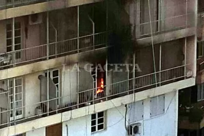 Se incendió un departamento en Barrio Sur