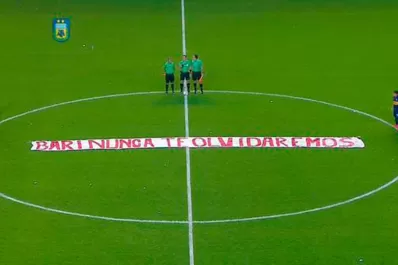 Barisone también tuvo su homenaje en La Bombonera