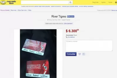 Allanan Mercado Libre por la reventa de entradas de River-Tigres