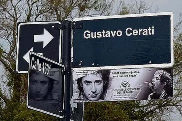 Homenaje: Gustavo Cerati ya tiene una calle con su nombre