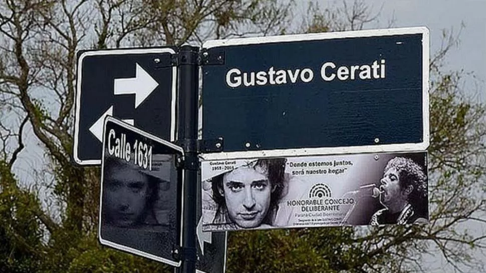 Homenaje: Gustavo Cerati ya tiene una calle con su nombre