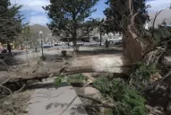 El vendaval sorprendió a los tafinistos a medianoche