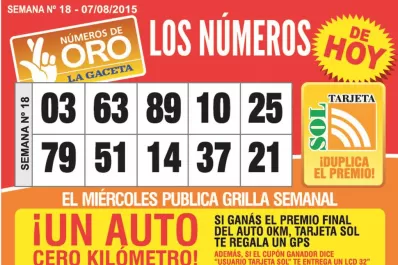 Los Números de Oro de LA GACETA