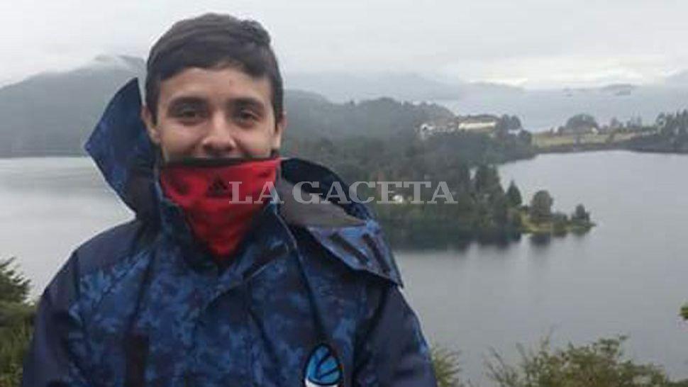 LA VÍCTIMA. Emerson Cárdenas mandó fotos a su familia desde Bariloche.  gentileza familia cárdenas
