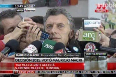 Empezó el deporte nacional del robo de boletas, denunció Macri