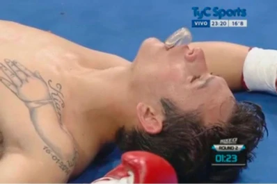 No le pegaron, pero cayó a la lona igual y perdió por nocaut