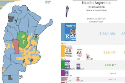 Seguí los resultados en vivo por provincia o departamento