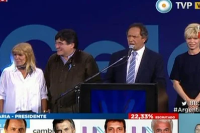 Scioli: Néstor, esta victoria, desde el corazón, es para vos