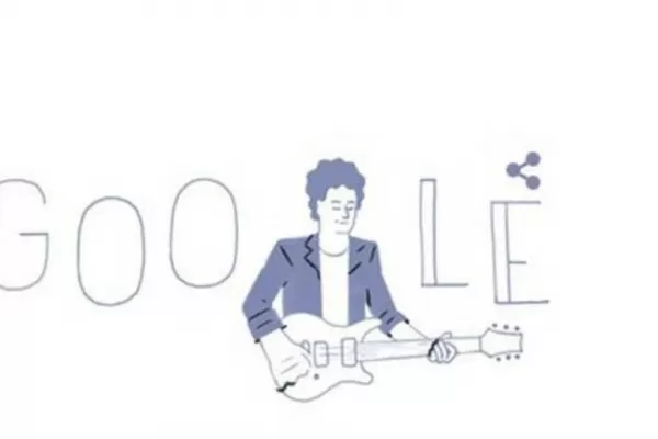 Gracias totales, el doodle con el que Google le rinde un homenaje a Cerati por su cumpleaños
