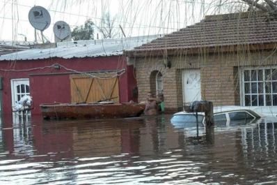 Llegan a 10.000 los afectados por las inundaciones en territorio bonaerense
