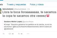 El hijo de Gallardo se burló de Crespi y de Boca