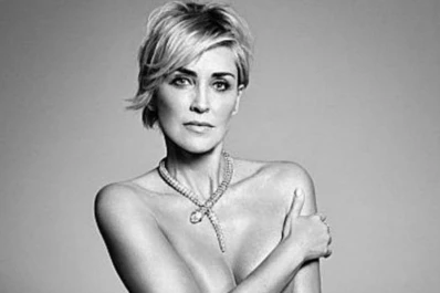A los 57 años, Sharon Stone se animó a posar desnuda