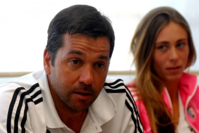 Santiago Capurro llegó para observar algunas jugadoras