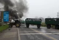 Cañeros cortan rutas al sur de la provincia