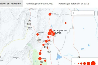 Tres mapas para entender las elecciones en los municipios