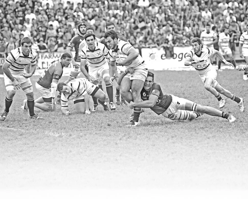 OTRA VEZ EN “LA CALDERA”. Como en la final del año pasado, el duelo entre Lawn Tennis y Tucumán Rugby será en el Parque 9 de Julio, donde el “verdinegro” lleva bastante tiempo sin poder celebrar. la gaceta / foto de héctor peralta (archivo)