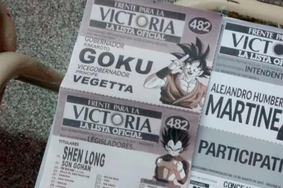 Postulan a Goku como gobernador y a Vegeta como vice