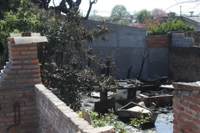 Se prendió fuego su casa, no pudo huir y murió carbonizado