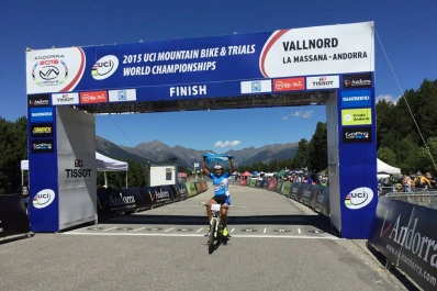 Graciela Vargas se bañó de oro