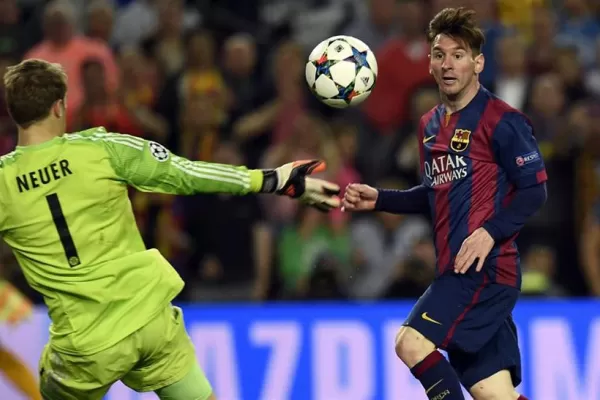 La UEFA eligió el gol de Messi a Bayern Munich como el mejor de la temporada
