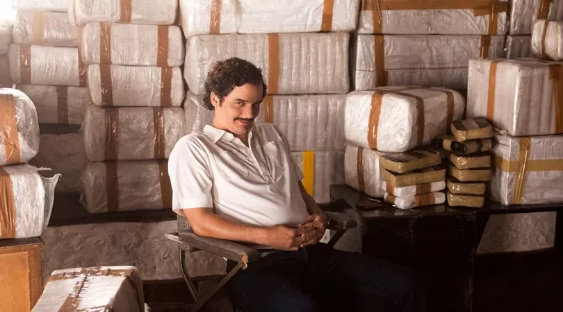  EL NARCO TAN TEMIDO. El brasileño Wagner Moura interpreta a Palbo Escobar en la serie de Netflix.