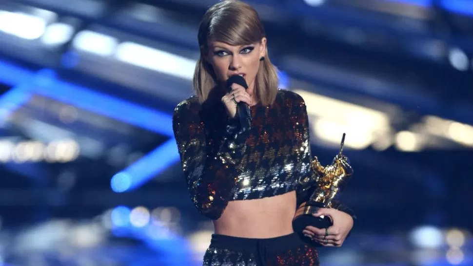LA MEJOR. Taylor Swift fue la gran ganadora de los MTV Video Music Awards.