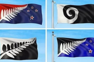 Los cuatro diseños finalistas para ser la nueva bandera de Nueva Zelanda