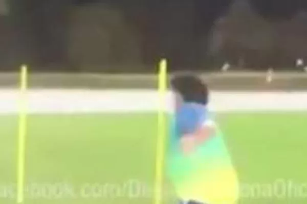 Maradona no abandona y sigue entrenándose en Dubai