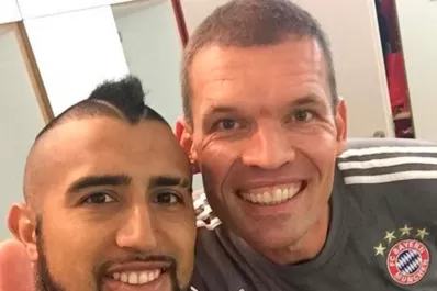 Vidal volvió a Alemania y se entrena con Bayern Munich