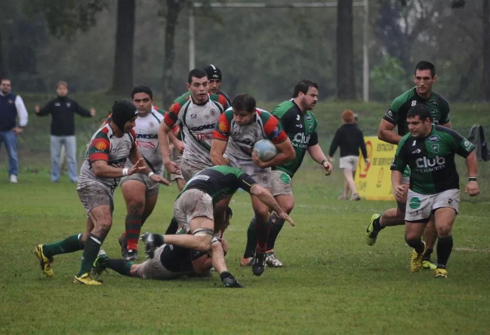 REENCUENTRO. En la primera fase, Tucumán Rugby venció a Huirapuca 40 a 15. la gaceta / foto de osvaldo ripoll (archivo)