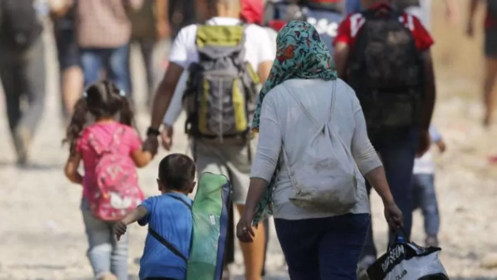 RECIBIMIENTO. Argentina tiene un programa de visado humanitario para los afectados por la guerra en Siria. REUTERS
