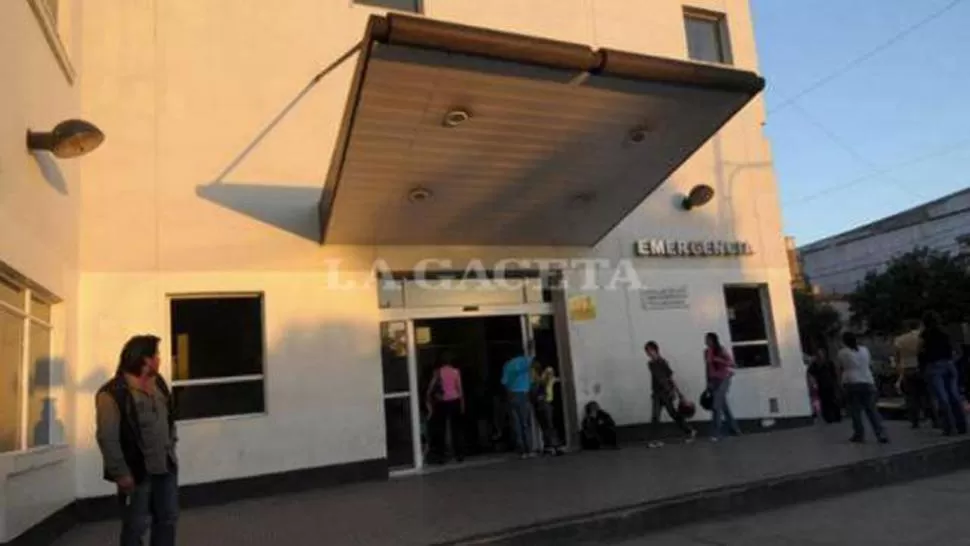 DESMANES. La sala de emergencias del hospital de Niños fue el epicentro de la batahola. LA GACETA