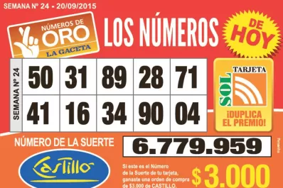 Los Números de Oro de LA GACETA