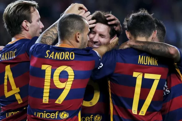 Barcelona volvió a la cima, de la mano de Messi