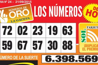 Los Números de Oro de LA GACETA