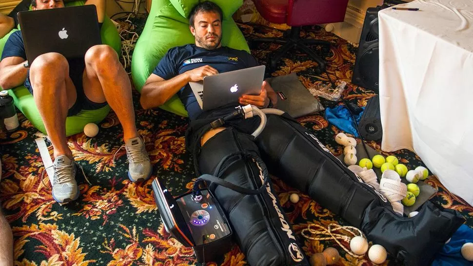 RELAJADO. Juan Martín Hernández necesita recuperar piernas para el viernes. FOTO PRENSA UAR