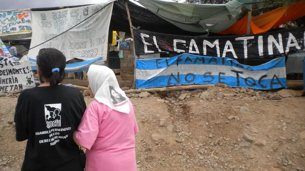 Asambleístas de Famatina se resisten a la instalación de una minera sobre el río Blanco
