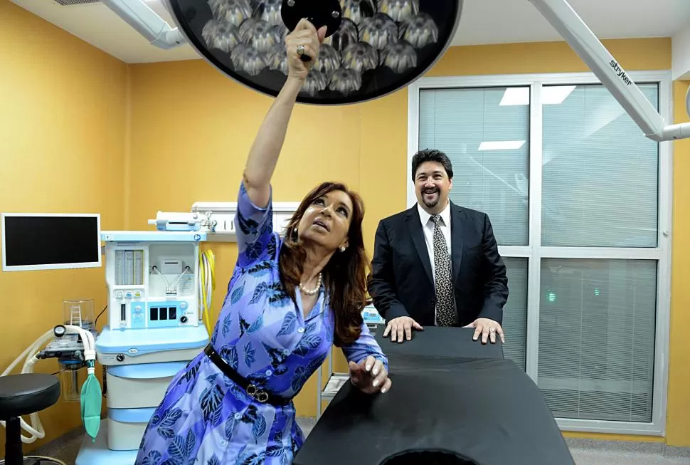 EN MISIONES. La presidenta inauguró un hospital pediátrico en Posadas. telam