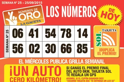 Los Números de Oro de LA GACETA