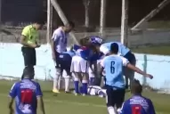 Video: el momento del golpe el hermano de Gigliotti contra un paredón