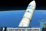 El satélite argentino Arsat-2 ya viaja rumbo al espacio