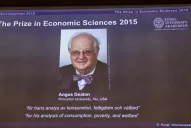 El escocés Angus Deaton ganó el Premio Nobel de Economía