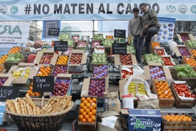El campo exhibió sus precios