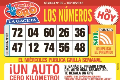 Los Números de Oro de LA GACETA